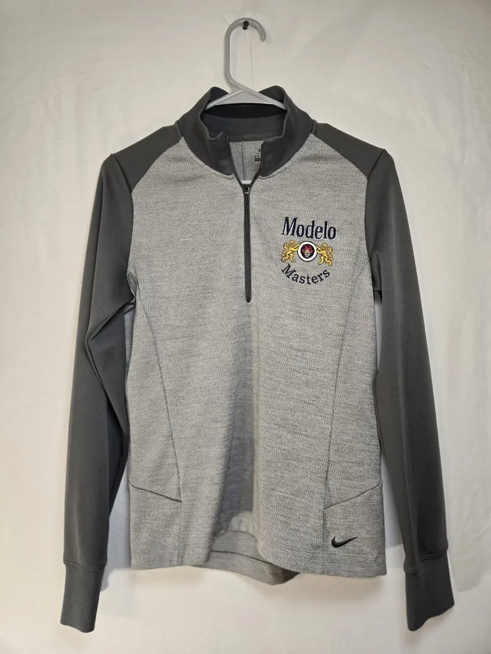Nike Golf US Mens Size M Modelo Beer Pullover Jacket Zipper Closure Long Sleeve